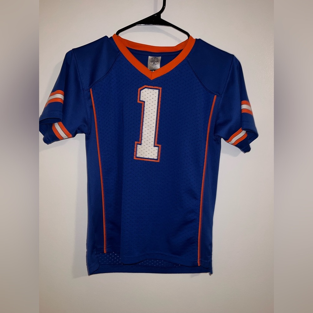 Youth UF Florida gators #1 jersey blue
